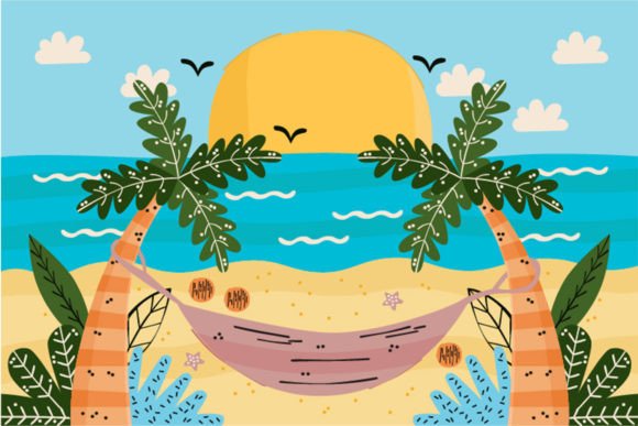 Download Palms Summer Beach Background - Palms Collection