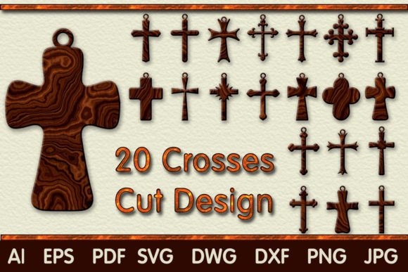 Download SVG Christian Crosses Cutting Templates - Crosses Collection