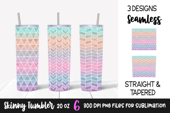 Download Pastel Geometric Glitter Tumbler Designs - Pastel geometric Collection