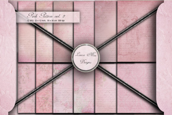 Download PINK PATTERN VOL. 2 SCRAPBOOK 12x12 Inch - Ink Collection