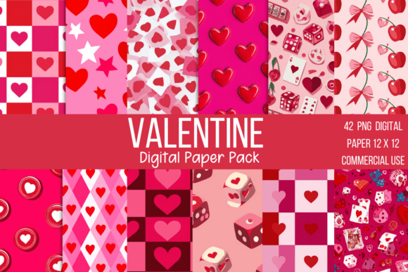 Download Lucky in Love Digital Paper - Love Collection