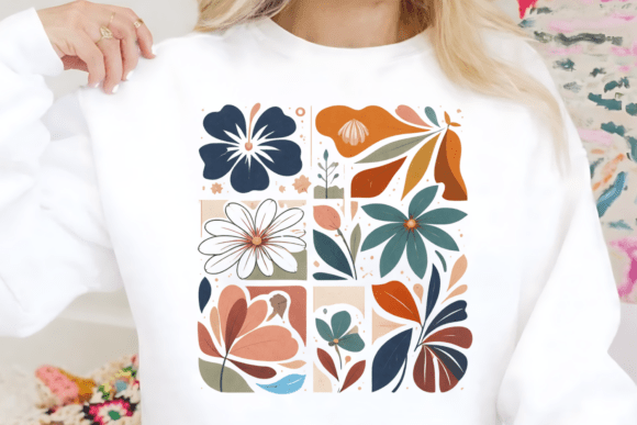 Download Abstract Floral PNG, Boho Flower Clipart - Boho flower Collection