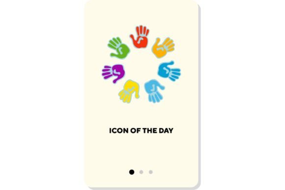 Download Colorful Palms Flat Icon. Friendship, Op - Palms Collection
