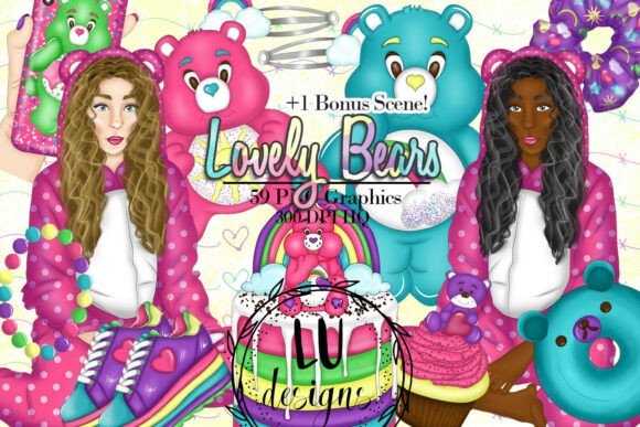 Download Lovely Bears Clipart, Rainbow Teddy Bear - Love Collection