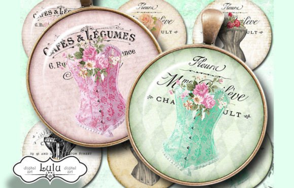 Download Lovely Corsets Circles - Love Collection
