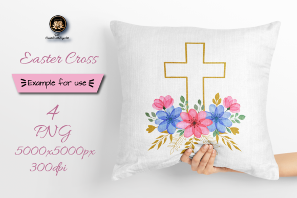 Download Easter Flower Crosses Clipart - Crosses Collection