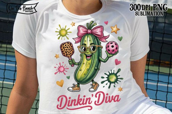 Download Dinkin’ Diva Png Pickleball Funny Queen - Ink Collection