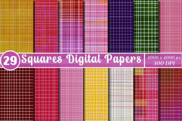 Download Squares Digital Papers - Digital papers Collection