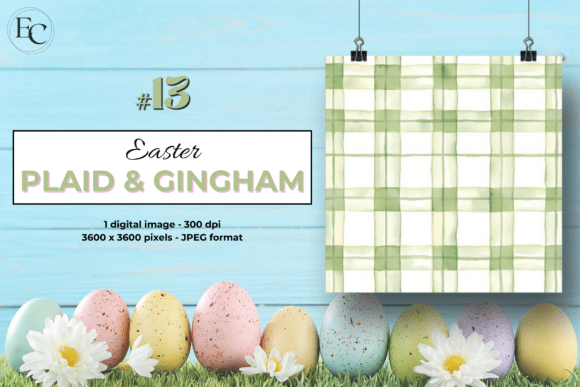 Download Fresh Green Gingham Spring Background - Fresh green Collection