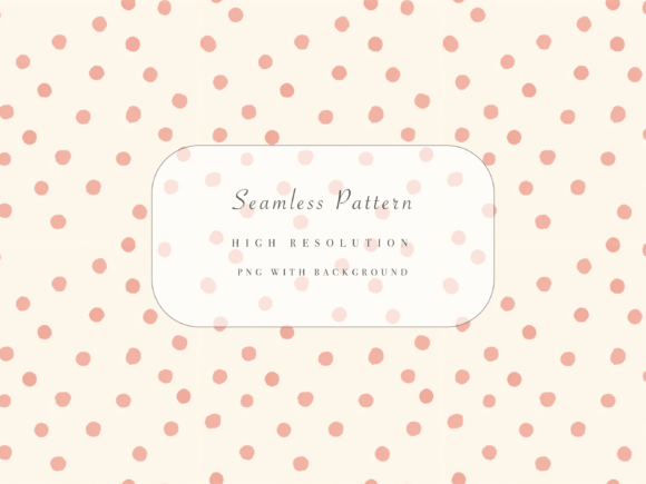 Download Blush Pink Polka Dot Seamless Pattern PNG - Ink Collection