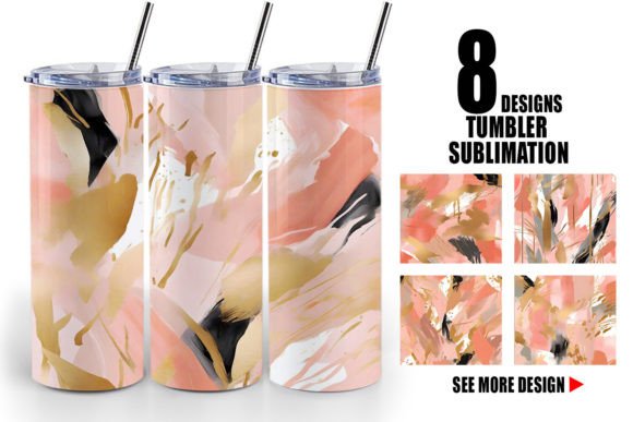 Download Tumbler Contemporary Art Pink - Ink Collection