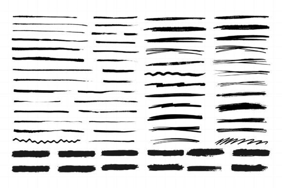 Download Marker Lines. Black Ink Pen Brush Stroke - Ink Collection