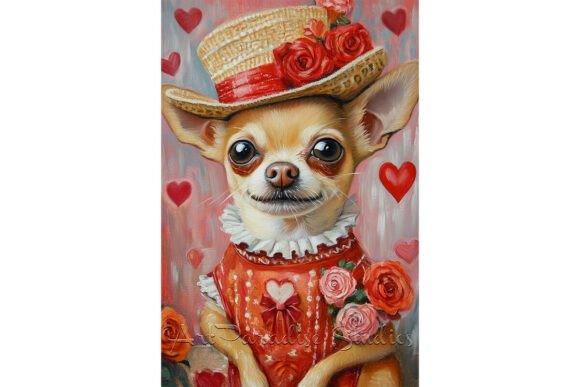Download Chihuahua Dog Lovers Valentine Wall Art - Love Collection