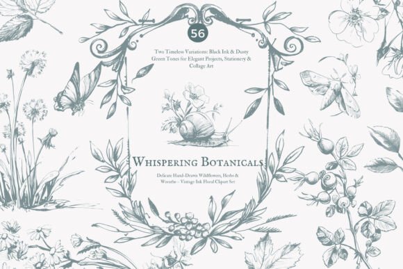 Download Vintage Clipart – Ink Illustration - Ink Collection