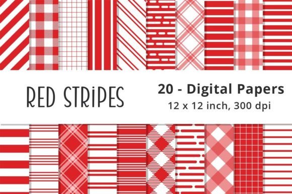 Download Red Stripes Background Digital Papers - Digital papers Collection
