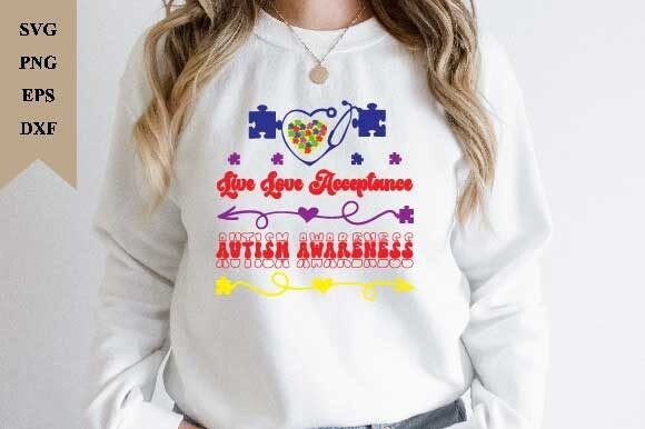 Download Live Love Acceptance, Autism Awareness - Love Collection
