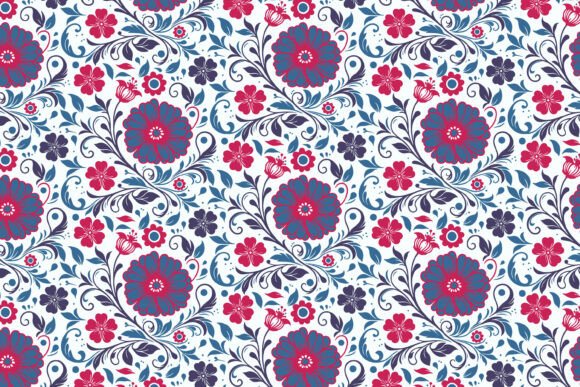 Download Boho Flower Pattern for Textiles - Boho flower Collection