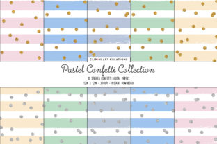 Download Pastel Confetti Sparkle Digital Papers - Digital papers Collection