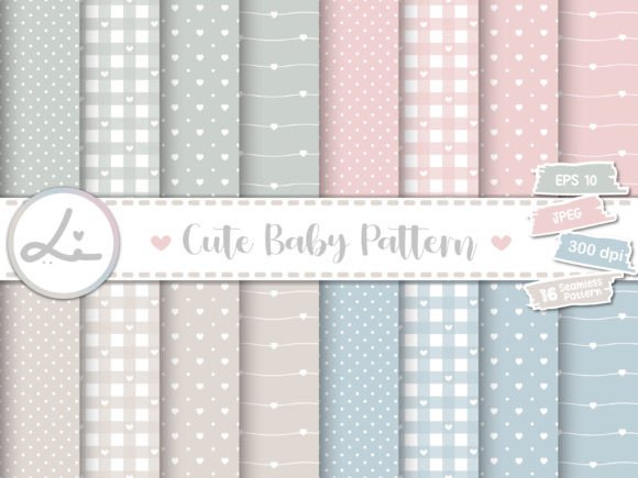 Download Cute Baby Pastel Digital Papers - Digital papers Collection