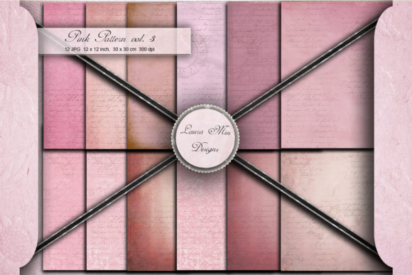 Download PINK PATTERN VOL. 3 SCRAPBOOK 12x12 Inch - Ink Collection