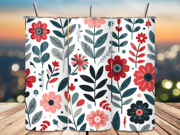Download Retro Boho Flower Pattern - Boho flower Collection