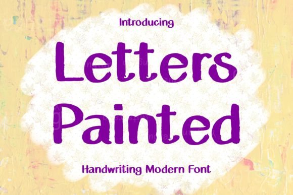 Download Letters Painted - Painted Collection